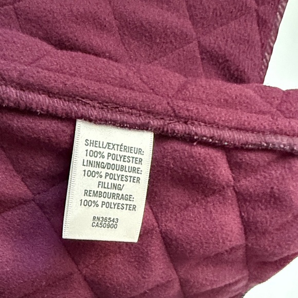 Van Heusen Deep Maroon Quilted Vest - Picture 6 of 8